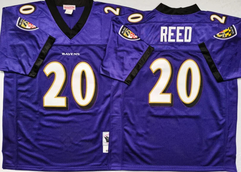 Ed Reed Baltimore Ravens official NFL Mitchell & Ness Jersey Purple