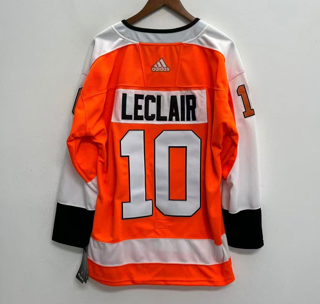 John LeClair Philadelphia Flyers Official NHL Jersey Adidas Orange