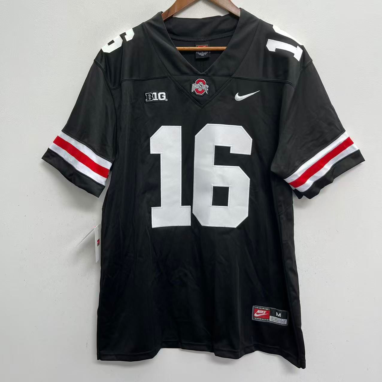 J. T. Barrett Jersey Ohio State Buckeyes Jersey Black NIKE
