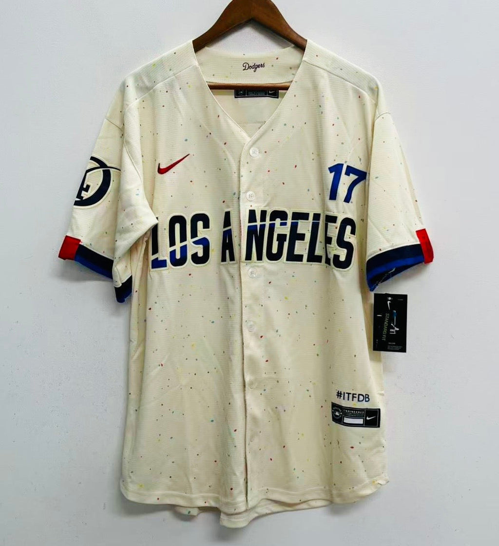 Shohei Ohtani Los Angeles Dodgers 2024 Men’s City Connect Limited jersey Cream