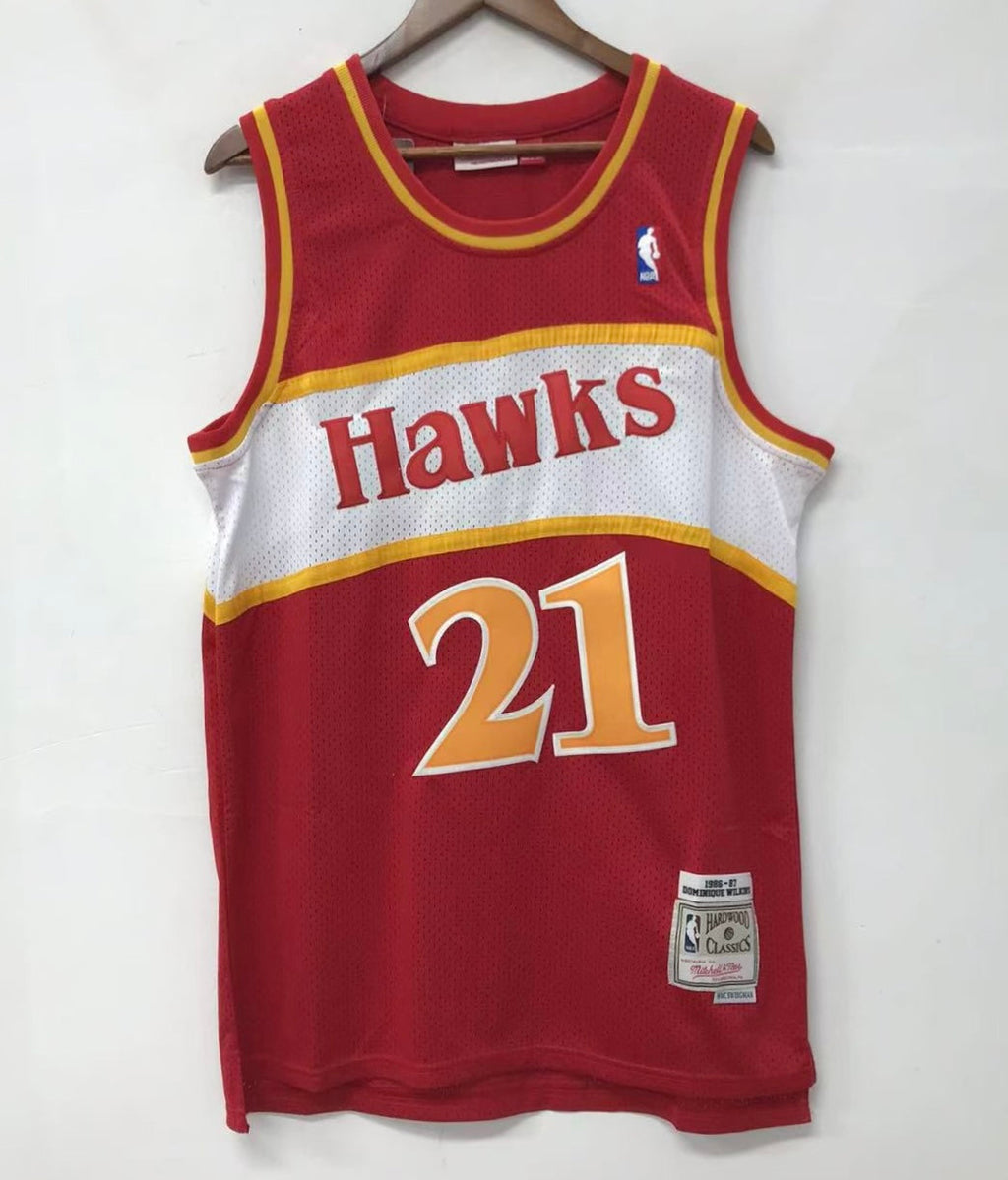 Dominique Wilkins Atlanta Hawks Jersey Mitchell & Ness