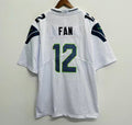 Seattle Seahawks 12 FAN Official NFL Jersey Nike white