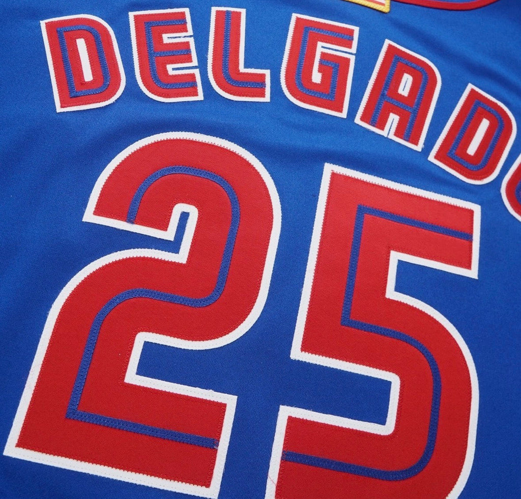 Carlos Delgado YOUTH KIDS Toronto Blue Jays Official MLB  Jersey Majestic blue