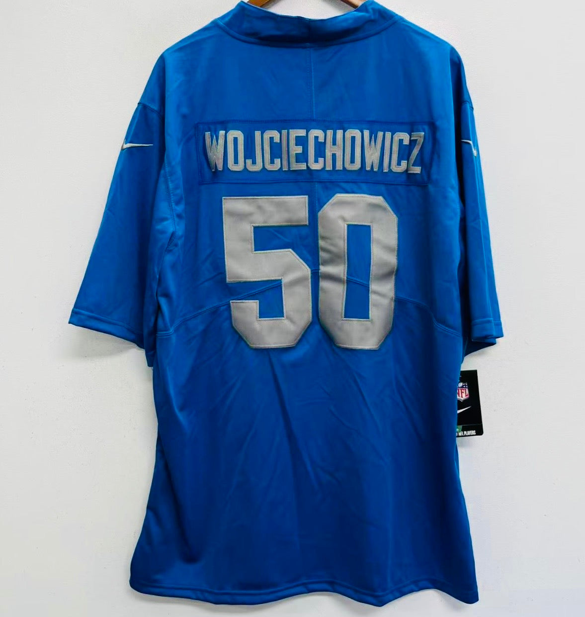 Any name & Number Detroit Lions Official NFL Nike customized alternate jersey