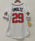 John Smoltz Atlanta Braves 1995 Mitchell & Ness Jersey white