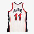 Karl Malone USA Olympic Basketball Jersey Mitchell & Ness White