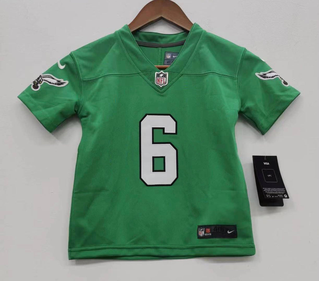 DeVonta Smith Philadelphia Eagles Kelly Green Baby Toddler jersey b/t