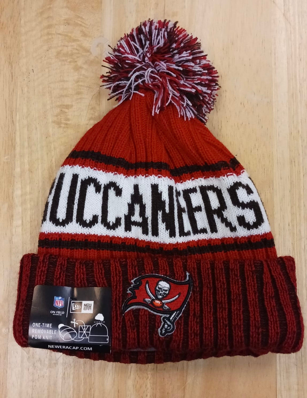 Tampa Bay Buccaneers NFL New Era winter knit Hat with Pom Pom