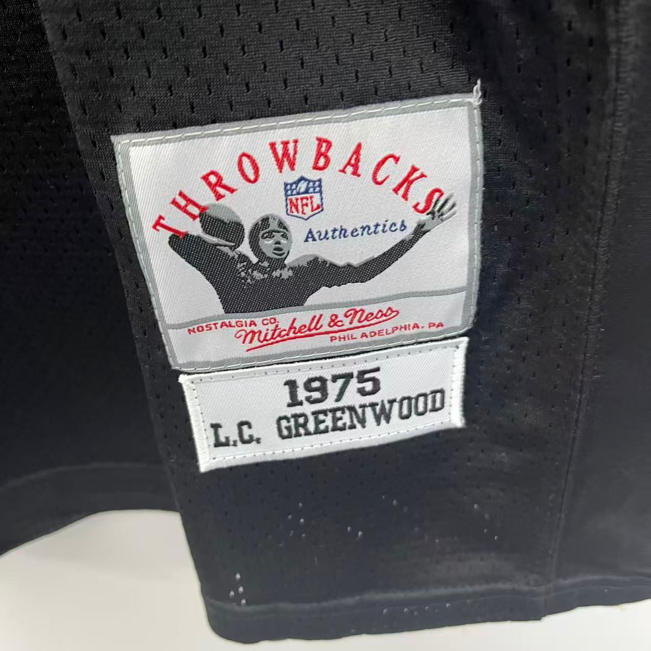 L.C. Greenwood Pittsburgh Steelers Jersey black Mitchell & Ness