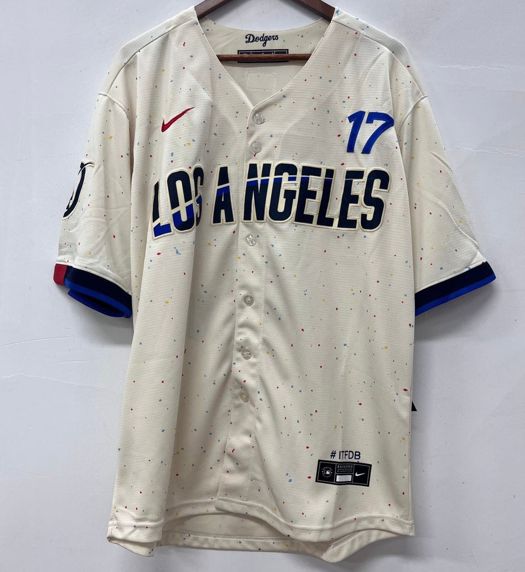 Shohei Ohtani Los Angeles Dodgers 2024 Men’s City Connect Limited jersey Cream