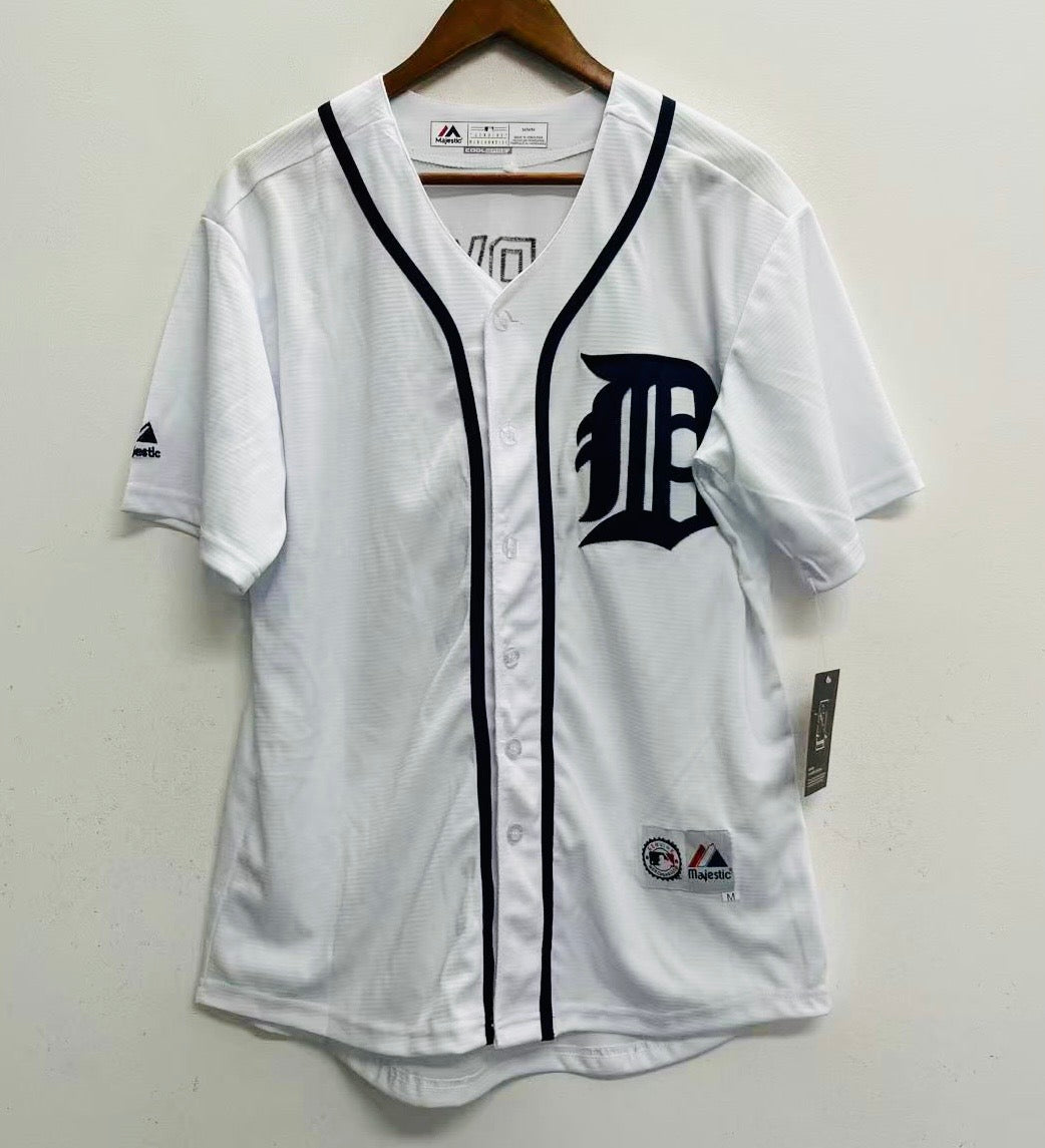 Mark Fidrych Detroit Tigers Official MLB Majestic Jersey white