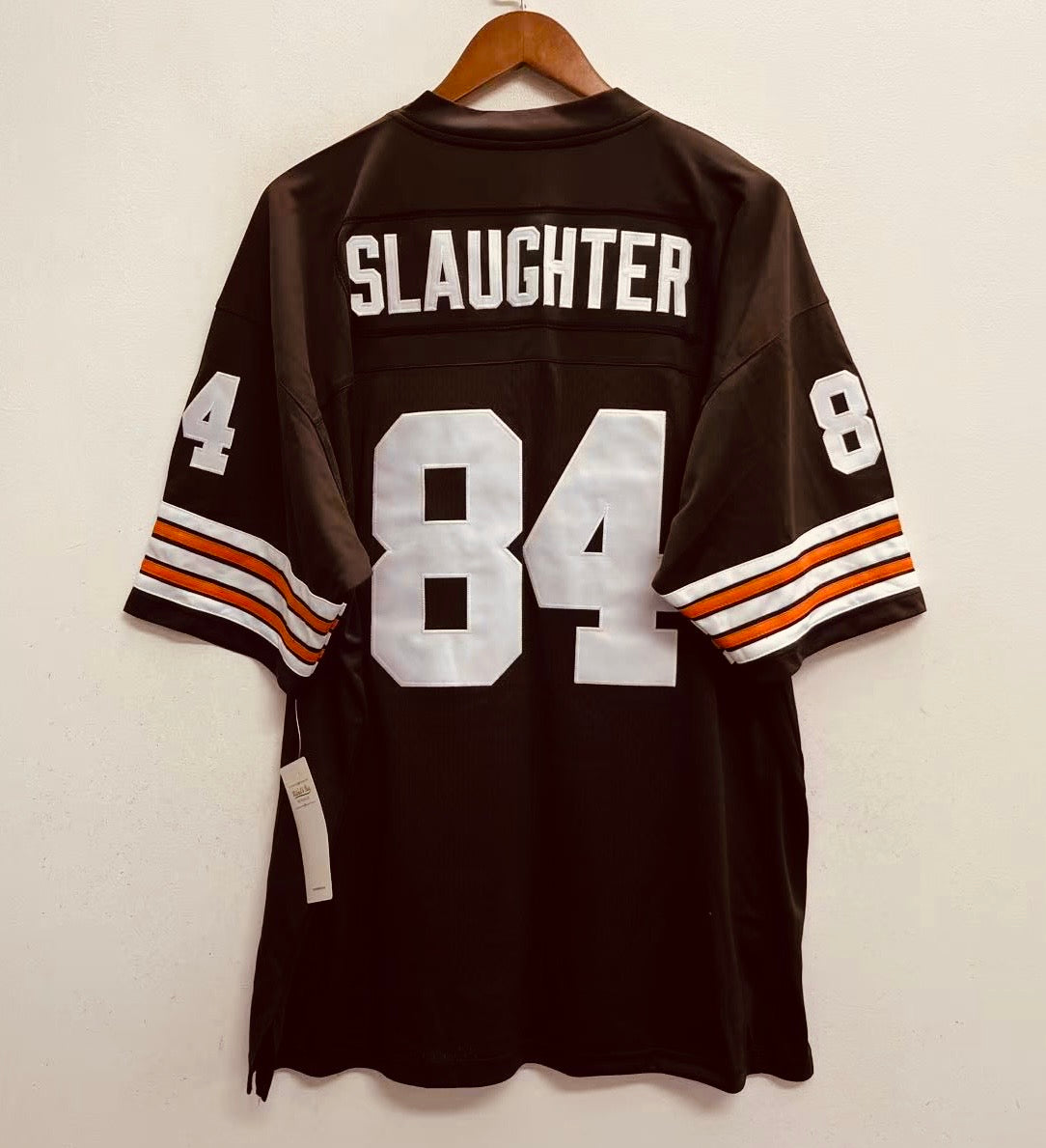 Webster Slaughter Cleveland Browns Official NFL Mitchell & Ness Jersey