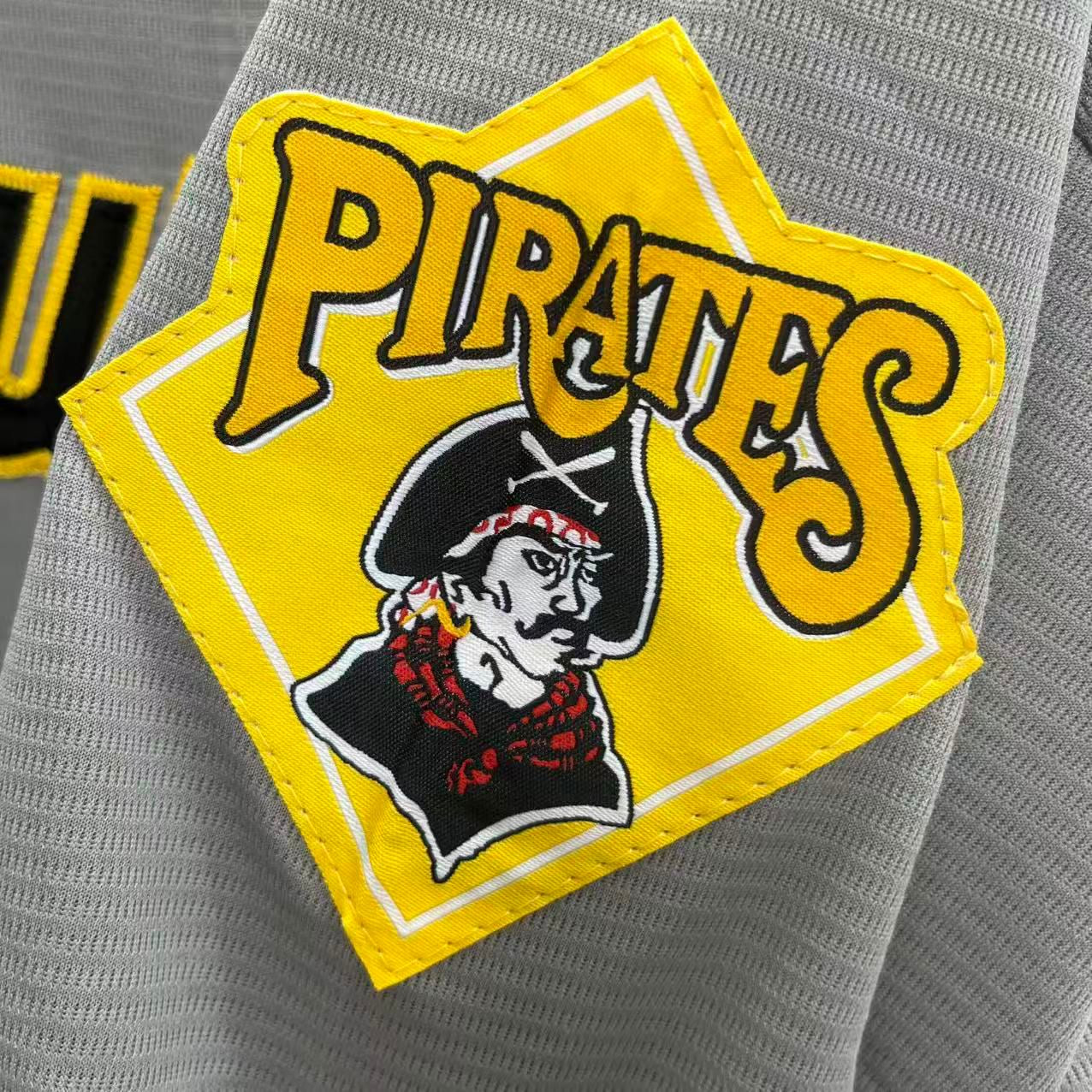 Barry Bonds Pittsburgh Pirates Official MLB Jersey Mitchell & Ness gray
