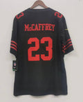 Christian McCaffrey San Francisco 49ers Official NFL Jersey black