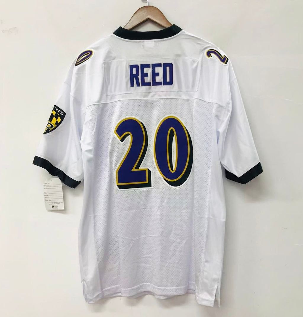Ed Reed Baltimore Ravens official NFL Mitchell & Ness Jersey white