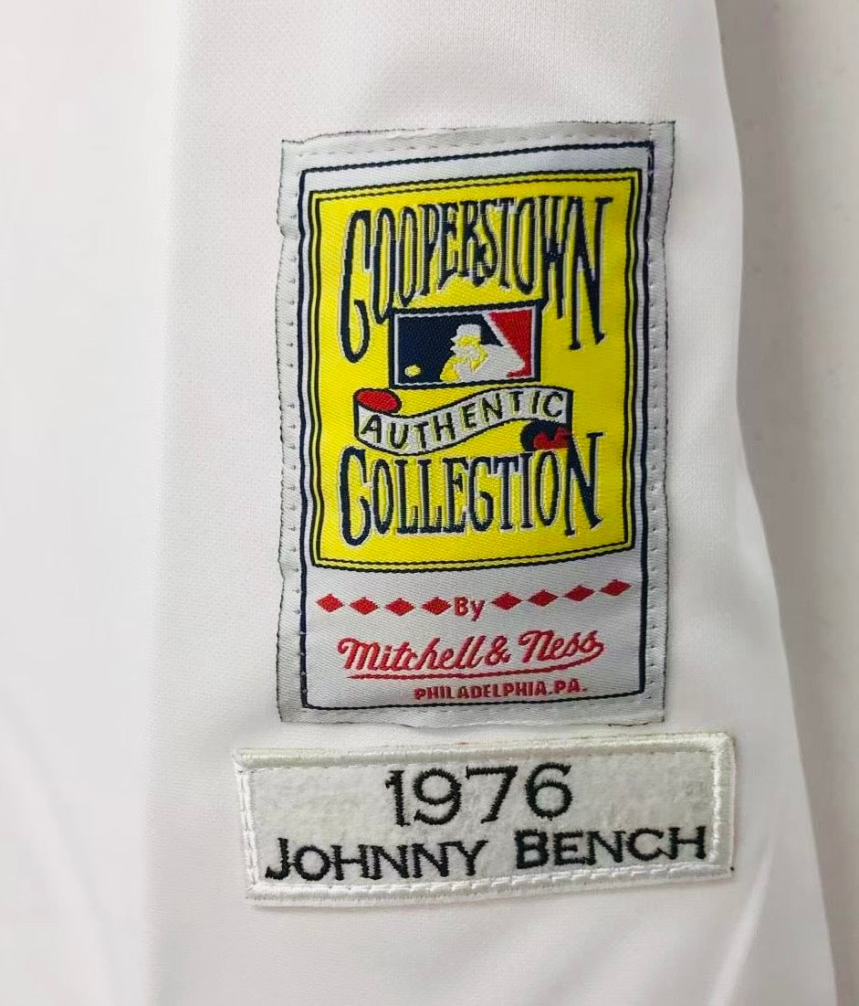 Johnny Bench Cincinnati Reds Jersey Mitchell & Ness St. Paddy’s Patrick’s Day