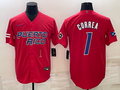 Carlos Correa Puerto Rico jersey Nike Red