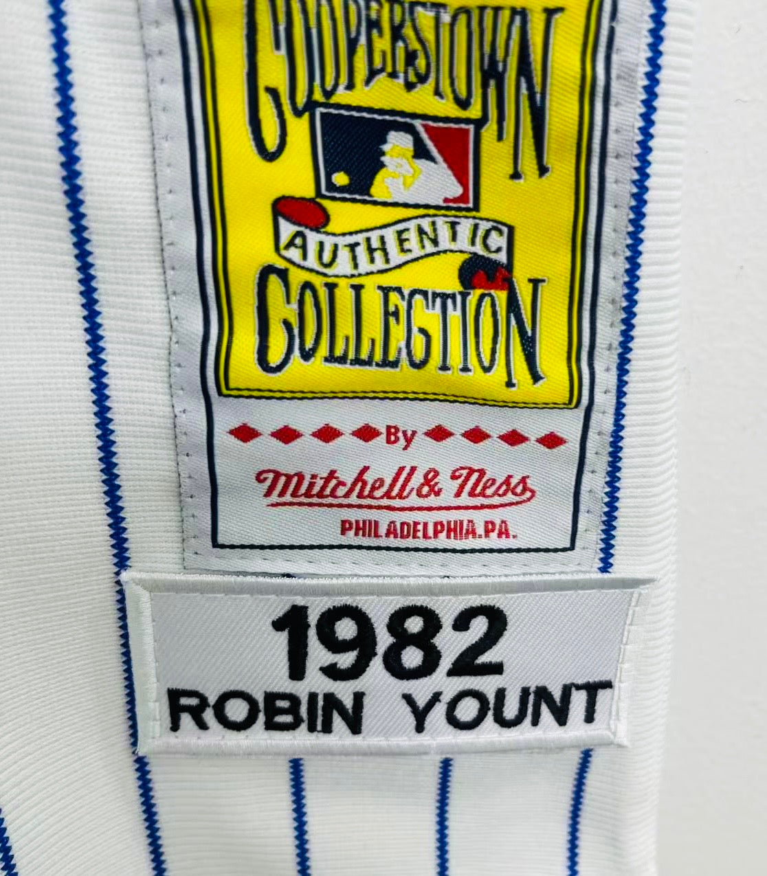 Robin Yount Milwaukee Brewers Official MLB Jersey Mitchell & Ness