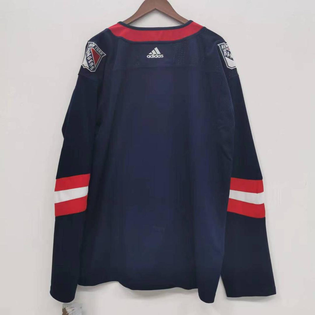 New York Rangers Official NHL Adidas Jersey Statue of Liberty blank back