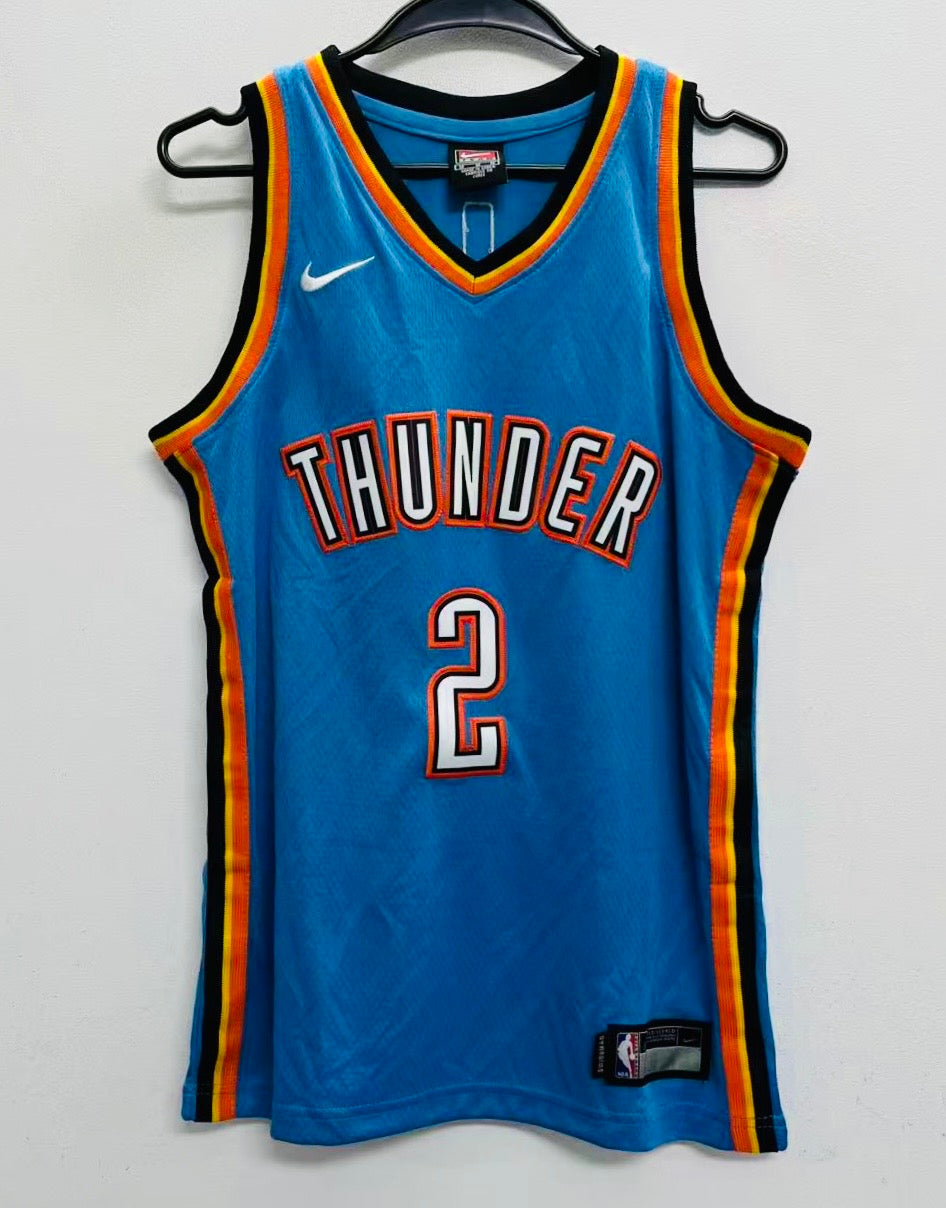 Shai Gilgeous - Alexander Oklahoma City Thunder Official Nike YOUTH Jersey blue