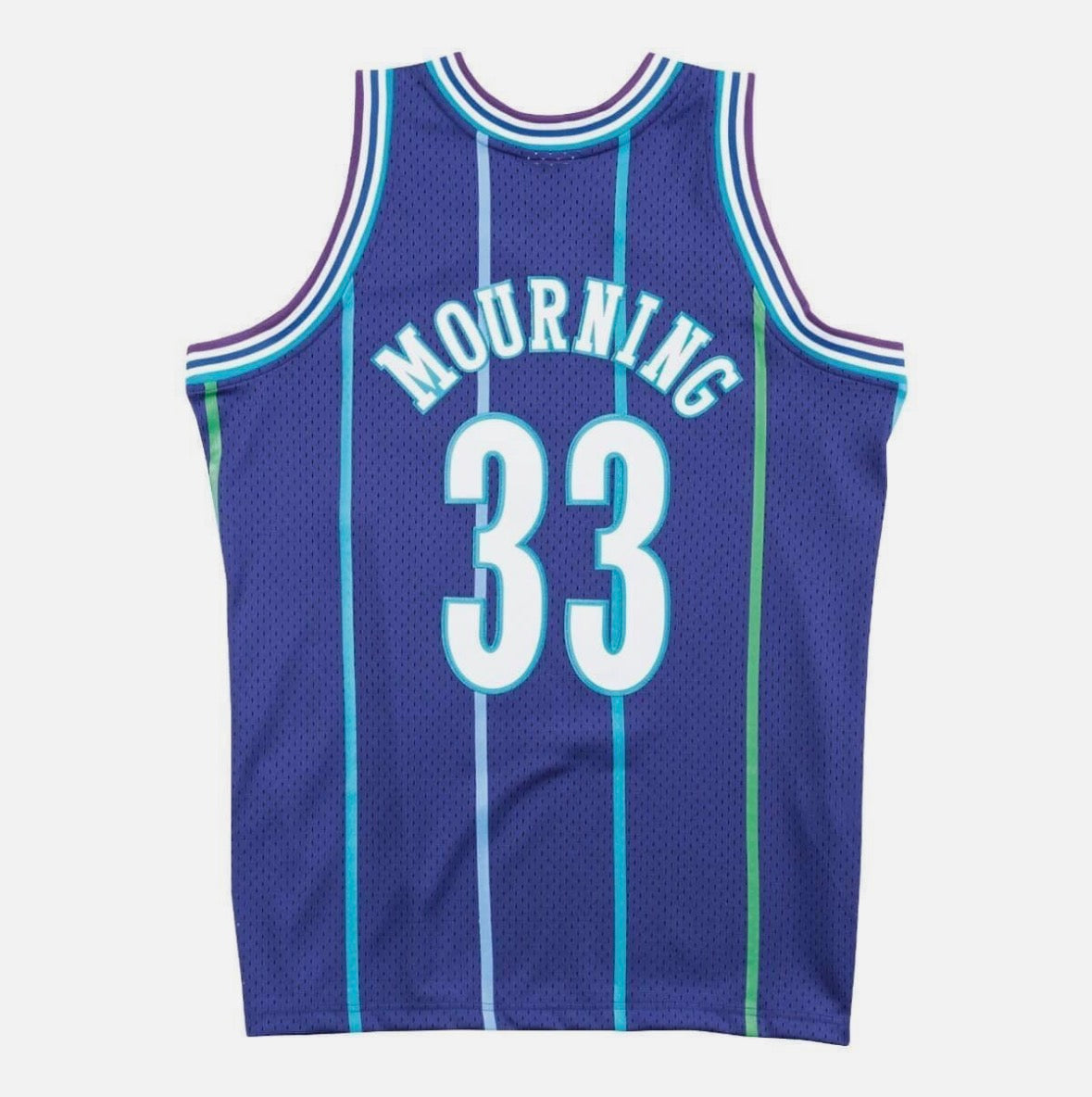 Alonso Mourning Charlotte Hornets 1994-95 Official NBA Mitchell & Ness Jersey