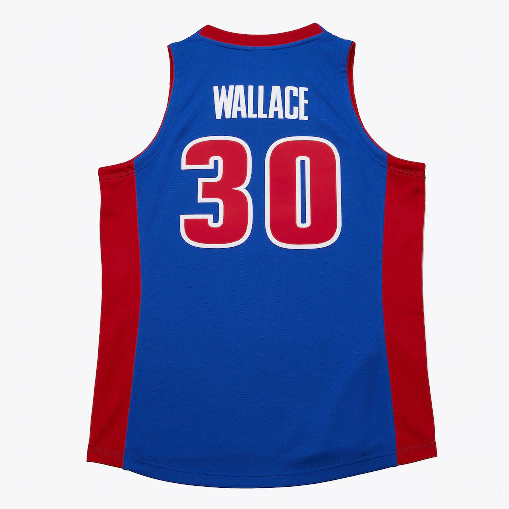 Rasheed Wallace 2003-04 Detroit Pistons Official NBA Mitchell & Ness Jersey