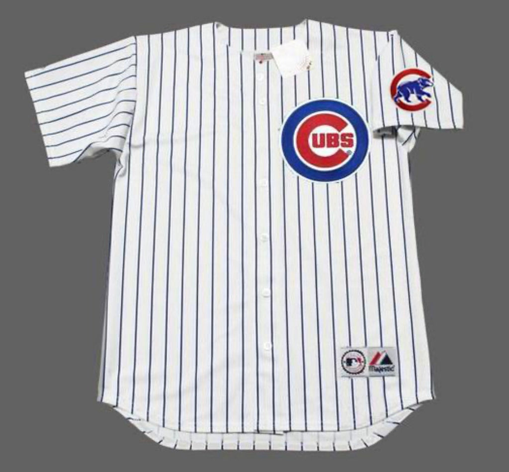 Joe Maddon Chicago Cubs Official MLB Majestic Throwback Jersey gray