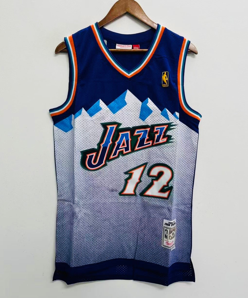 John Stockton Utah Jazz Official NBA Jersey Mitchell & Ness