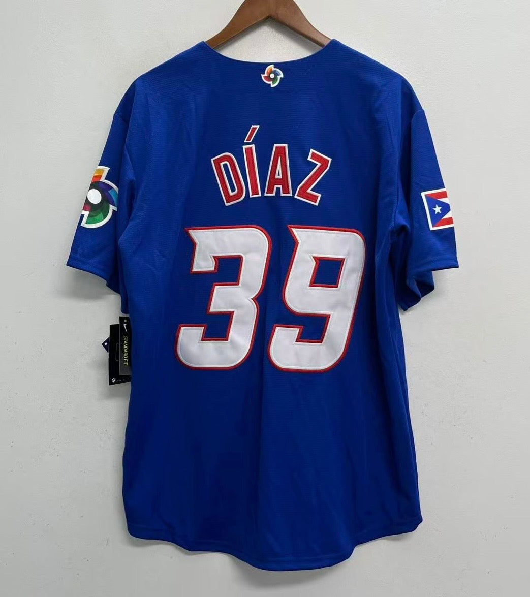 Edwin Diaz Puerto Rico Official Nike jersey