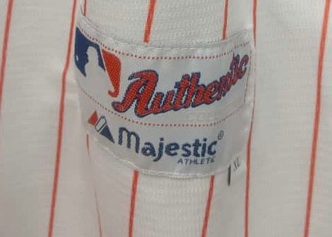 Jimmy Rollins Philadelphia Phillies Jersey 2008 World Series white pinstripes