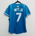 Bobby Witt Jr. YOUTH KIDS Kansas City Royals Official MLB Nike Jersey light blue