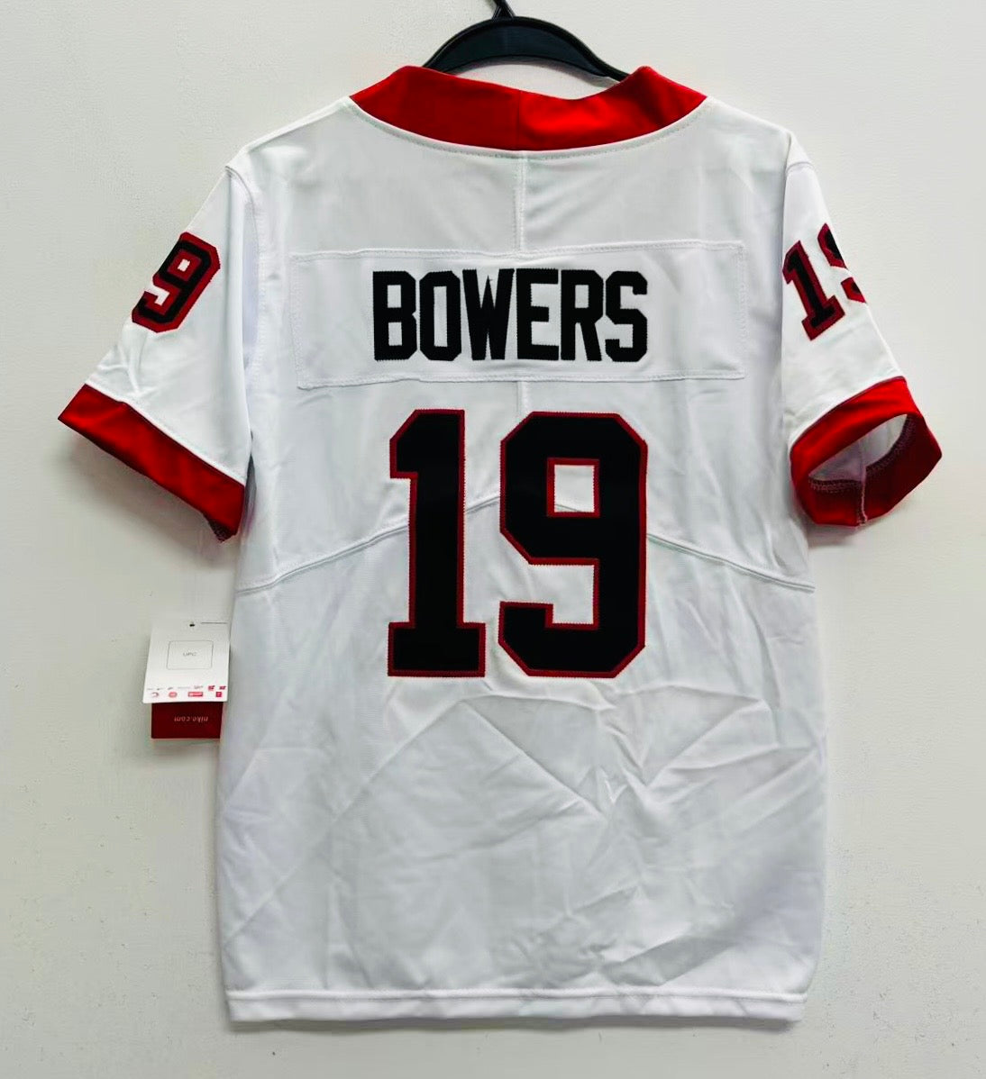 Brock Bowers YOUTH KIDS Georgia Bulldogs Official NCAA Nike Jersey white