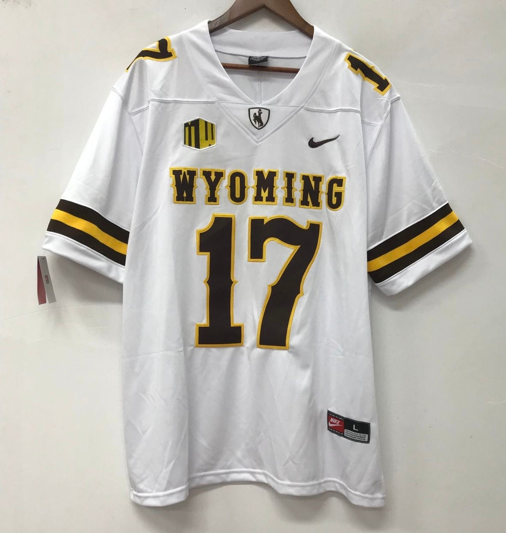 Josh Allen Wyoming Cowboys Official NCAA Jersey Nike white