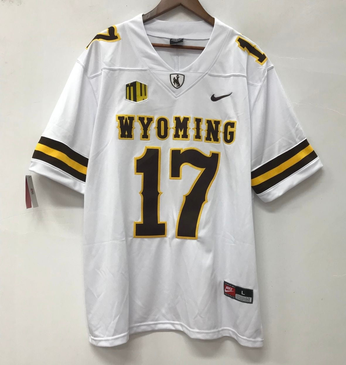 Josh Allen Wyoming Cowboys Official NCAA Jersey Nike white