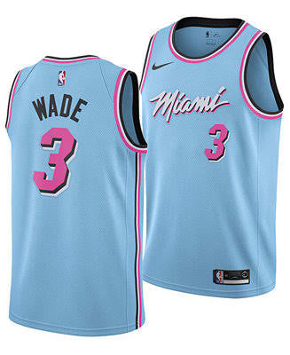 Dwyane Wade Miami Heat Official NBA Nike Vice Jersey