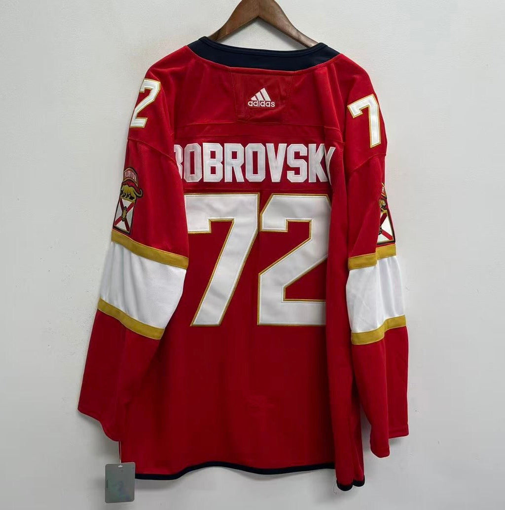 Sergei Bobrovsky Florida Panthers Official NHL Adidas Jersey Red