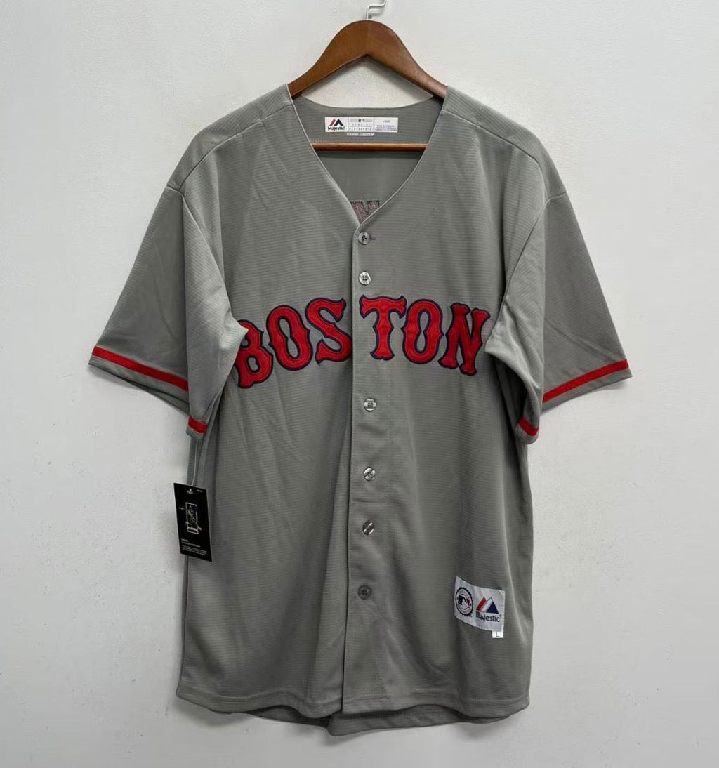 Bill Buckner 1990 Boston Red Sox Official MLB Majestic Jersey Gray