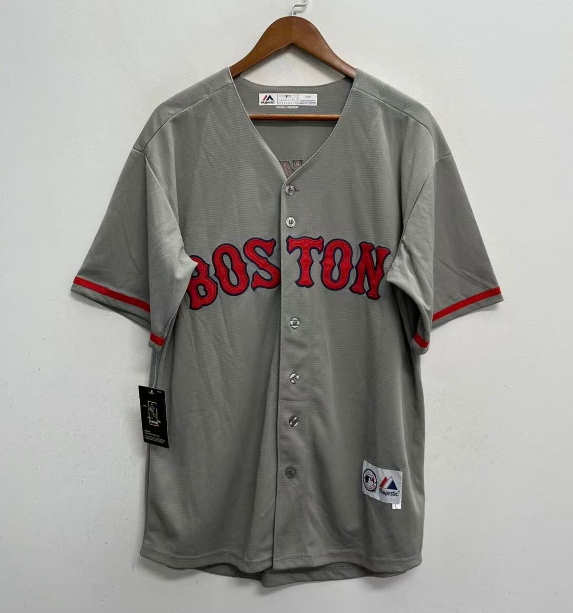 Bill Buckner 1990 Boston Red Sox Official MLB Majestic Jersey Gray