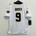 Drew Brees YOUTH KIDS New Orleans Saints Official NFL Nike Jersey white