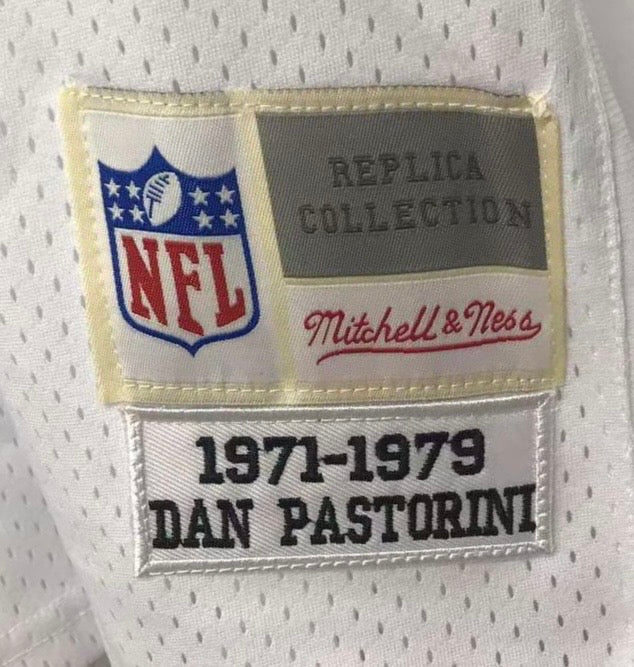Dan Pastorini Houston Oilers Official NFL Mitchell & Ness Jersey