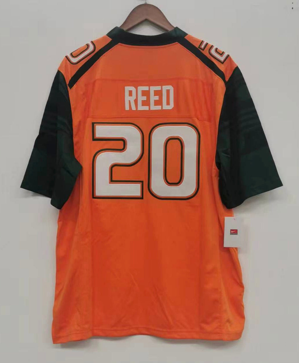 Ed Reed Miami Hurricanes Official NCAA Nike Jersey Orange