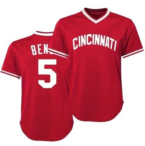 Johnny Bench Cincinnati Reds Official MLB Jersey Mitchell & Ness Red