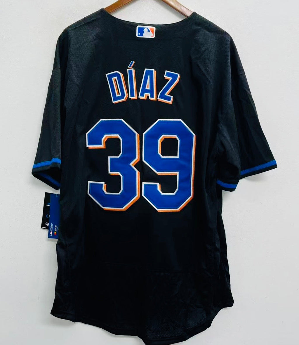 Edwin Diaz New York Mets Official MLB Nike Jersey black