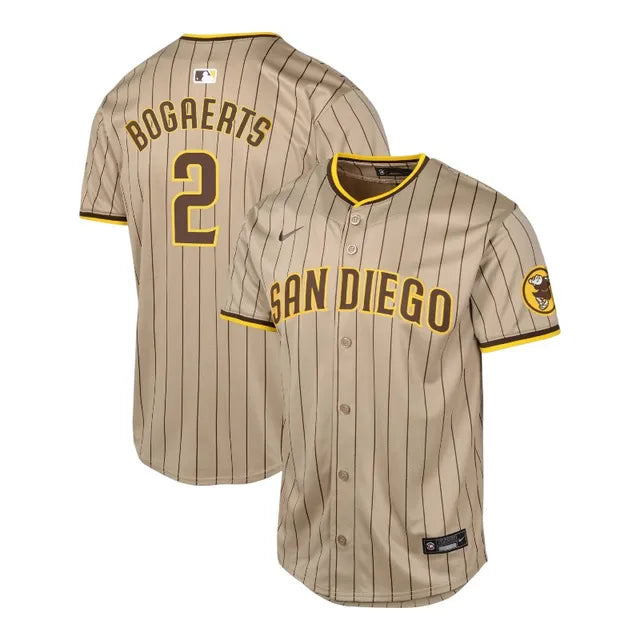 Xander Bogaerts YOUTH KIDS San Diego Padres Official MLB Nike Jersey