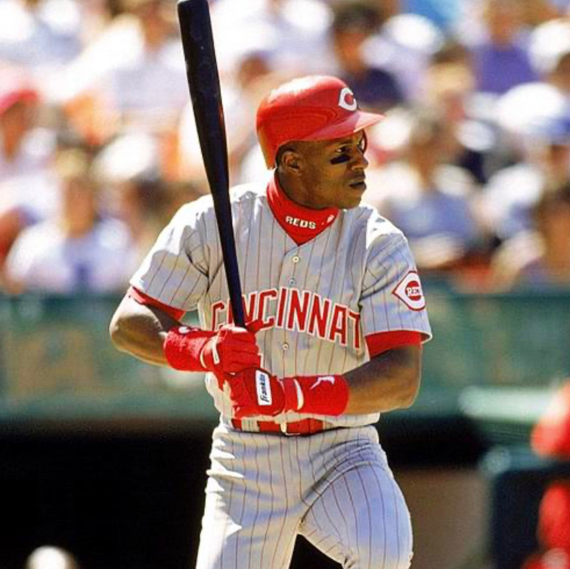 Eric Davis 1996 Cincinnati Reds Official MLB Majestic Jersey