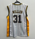 Reggie Miller Indiana Pacers YOUTH KIDS Official NBA Jersey white pinstripes