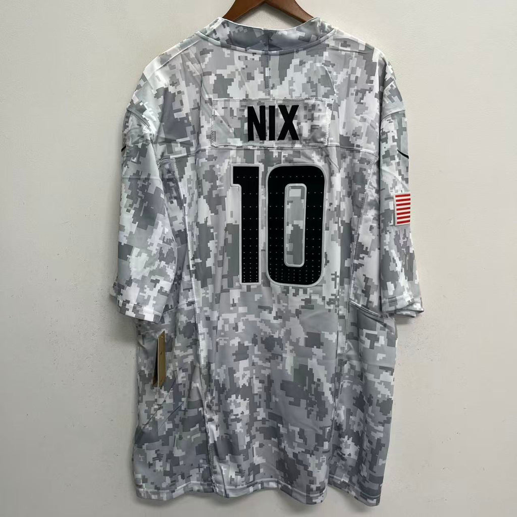 Bo Nix Denver Broncos 2024 Nike NFL Salute to Service Jersey