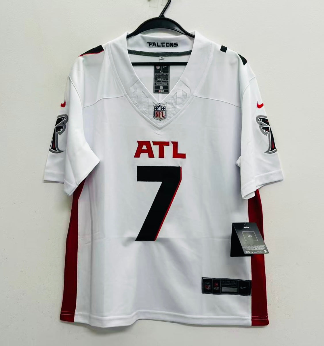 Bijan Robinson Youth Atlanta Falcons Official NFL Nike Jersey white