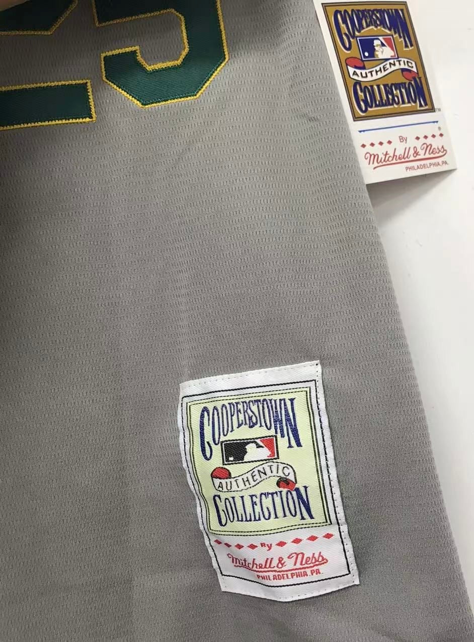 Mark McGwire Oakland A’s Athletics Official MLB Mitchell & Ness Jersey