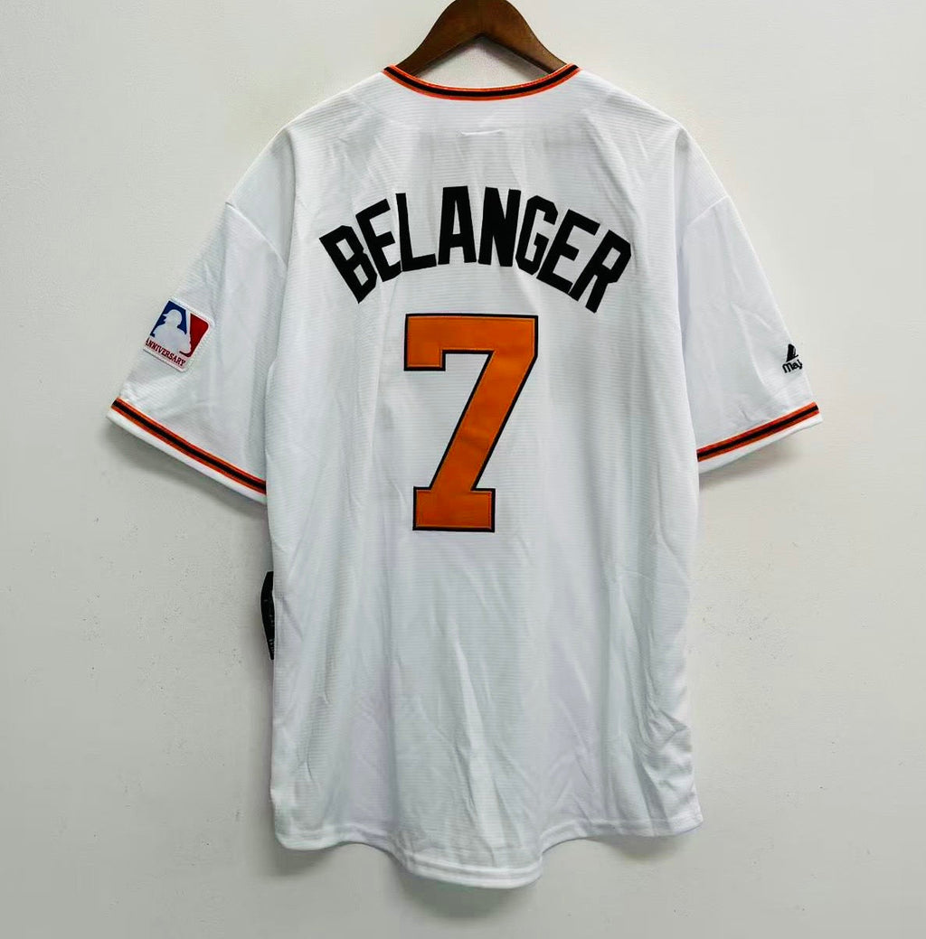 MARK BELANGER 1969 Baltimore Orioles Official MLB Majestic Jersey White